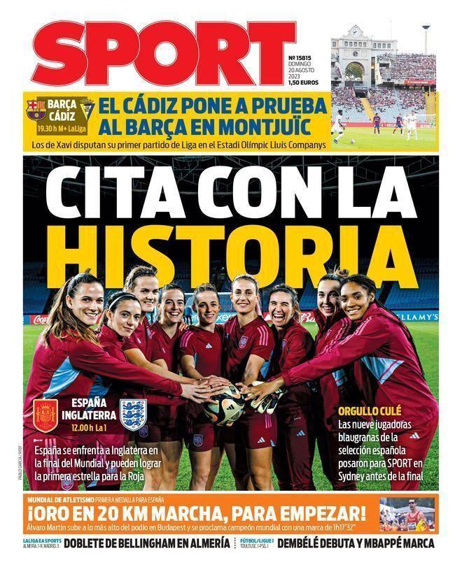 Las portadas de la prensa deportiva de hoy