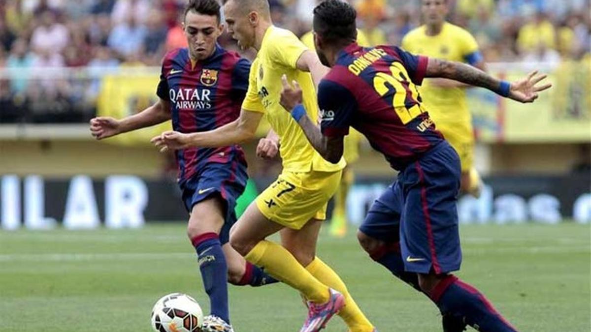 Alves, satisfecho por el triunfo en Villarreal