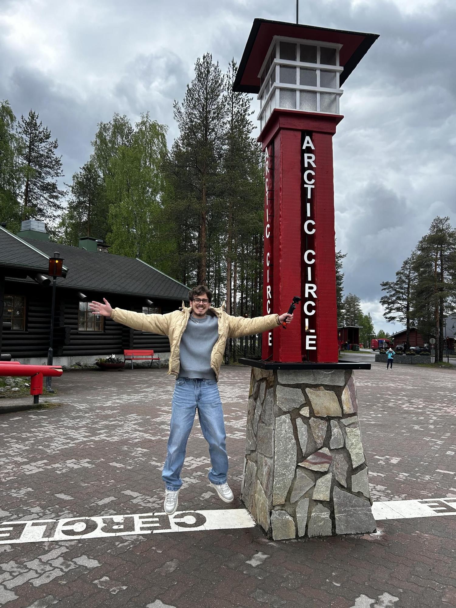 Entrando, de un salto, al Círculo Polar Ártico