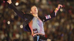 Imagen de archivo del vocalista de la banda británica de rock-pop Coldplay, Chris Martin. 