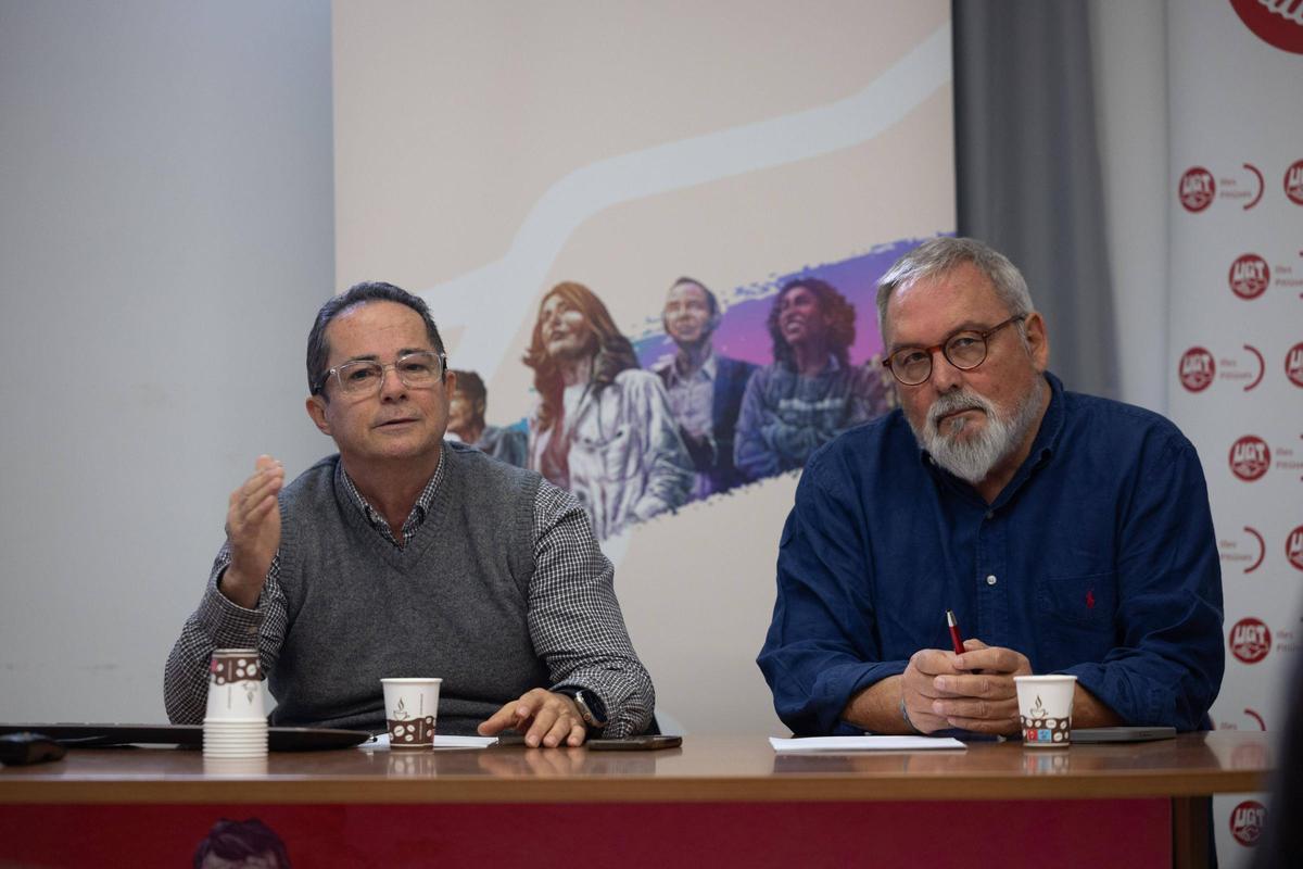 Miguel Ángel Romero y Pedro Campillo, de UGT