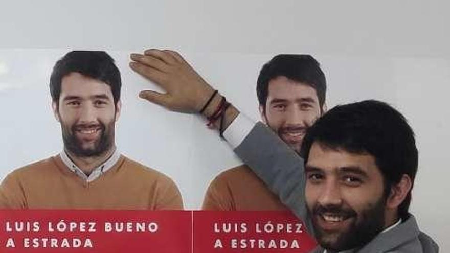 Luis López Bueno, candidato do PSOE: &quot;Somos nós os que fixemos oposición ao PP, aínda que saísemos menos na foto&quot;