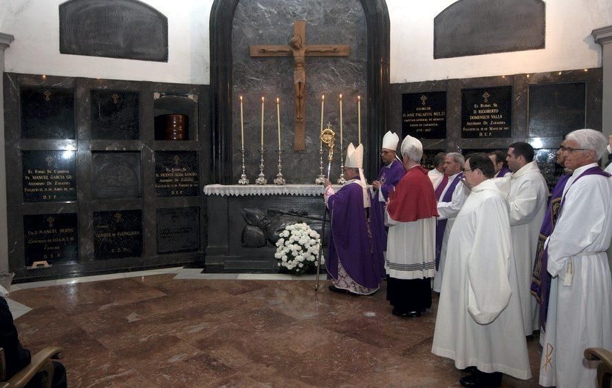 Funeral de Elías Yanez en la Basílica del Pilar