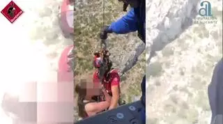 Así fue el rescate de las dos jóvenes perdidas en el Montgó y que quedaron enriscadas