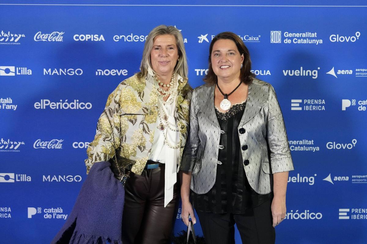 Barcelona 24/11/2025 Català i catalana de l’any 2025 En la foto, Elena Turalló, de Copisa y Sonia Recasens de Atrevia Fotografía de Ferran Nadeu