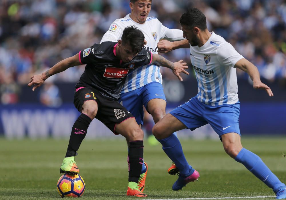 Les imatges del Màlaga - Espanyol