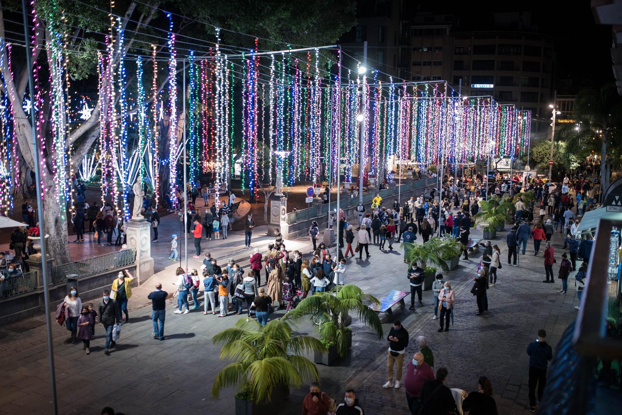 Encendido del alumbrado navideño en Santa Cruz de Tenerife