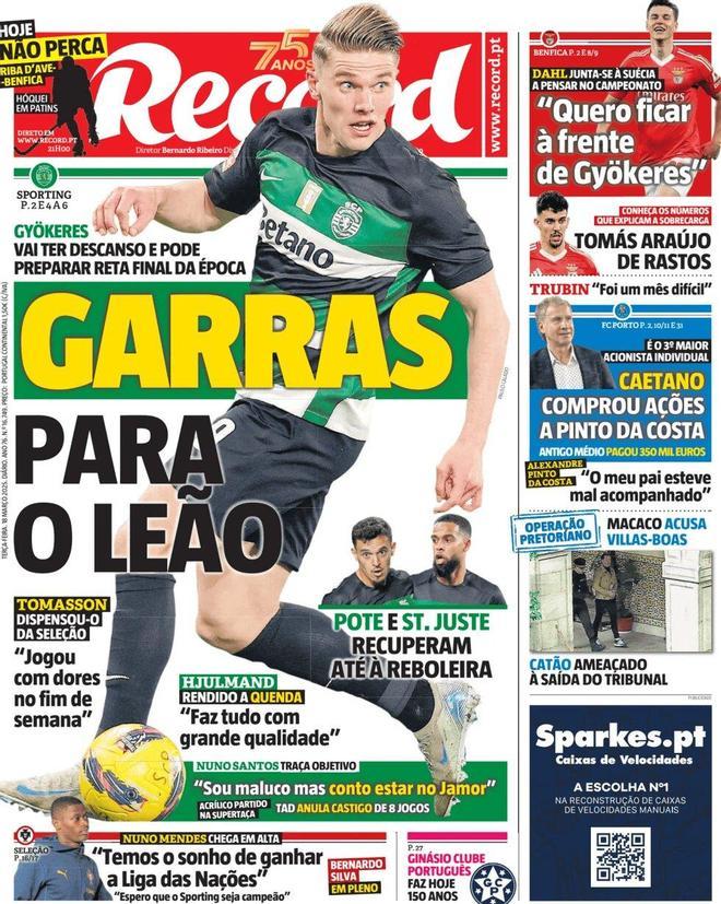 Las portadas de la prensa deportiva de hoy