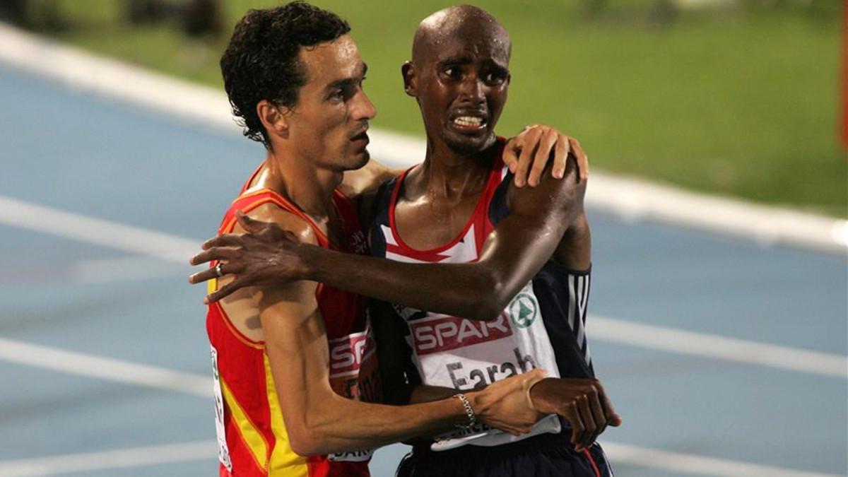 España, en una de sus míticas carreras con Mo Farah