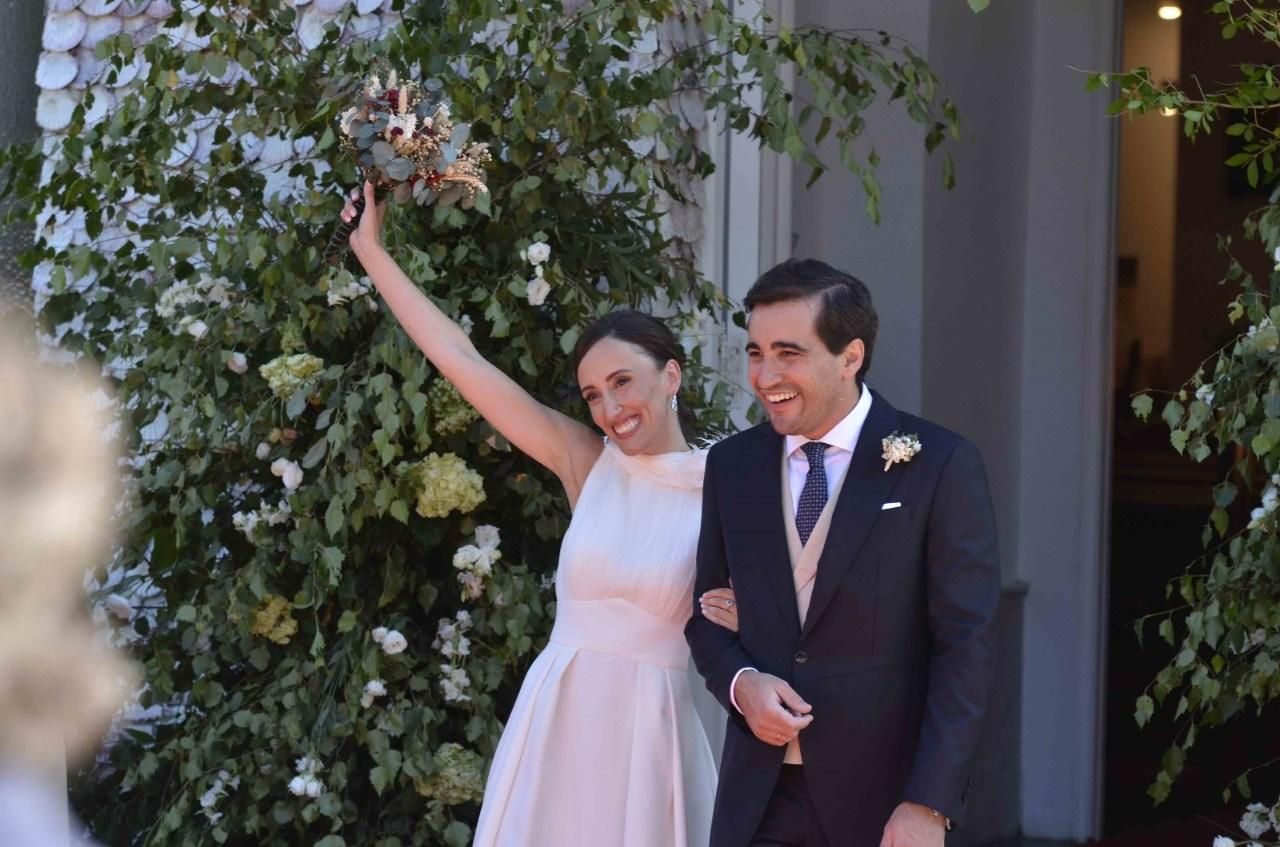 Así fue la boda de la hija de Amancio López Seijas en la isla de A Toxa.