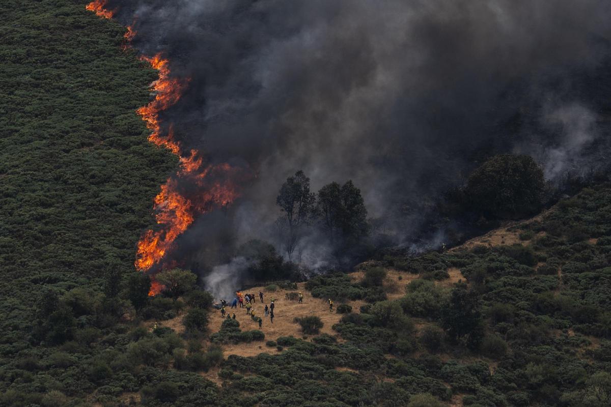 Nueve días de 'infierno': las imágenes del incendio y testimonios de vecinos de La Garganta