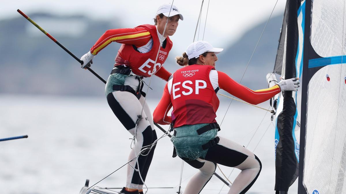 Una imagen de las españoles Tamara Echegoyen y Paula Barceló.