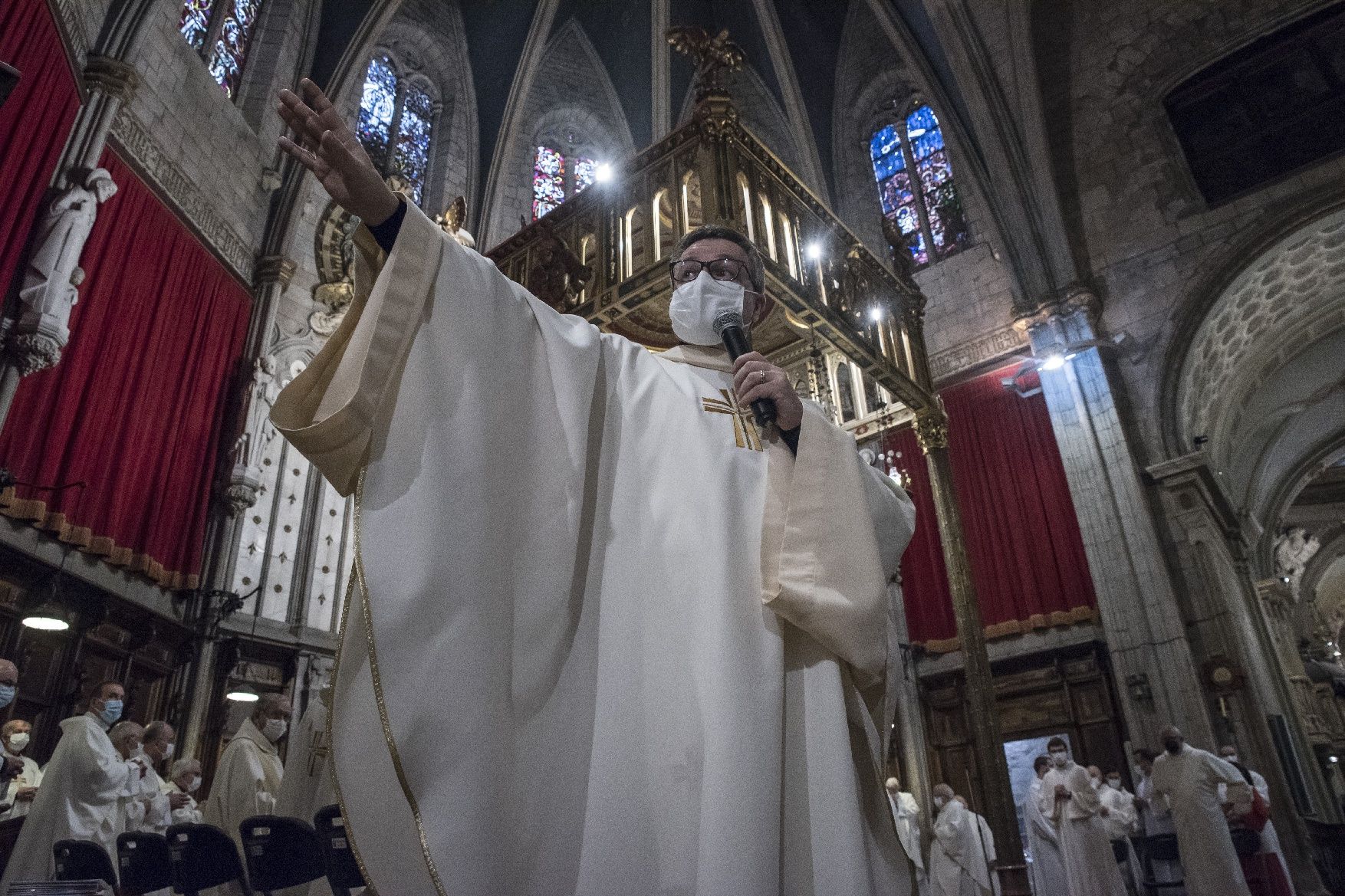 Acte de presa de posessió del nou Bisbe de Solsona, Francesc Conesa