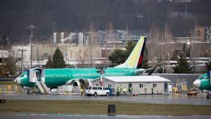 Un avión Boeing 737 MAX. 