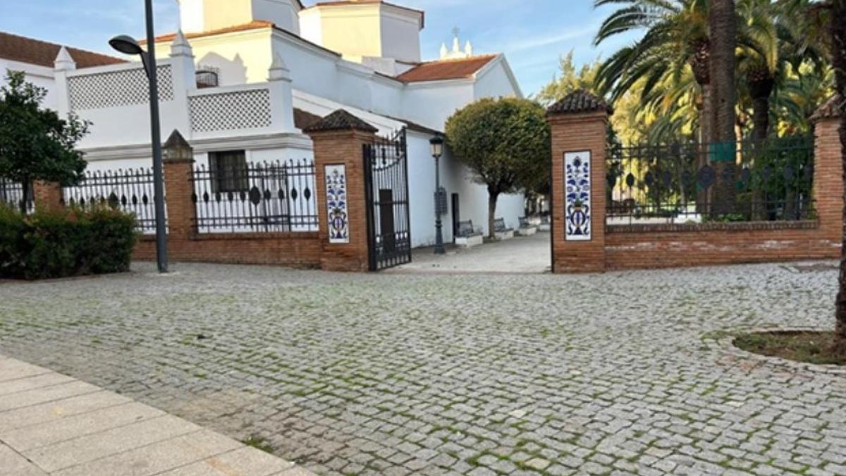 Zona de acceso a la plaza de toros desde el parque de la Piedad.