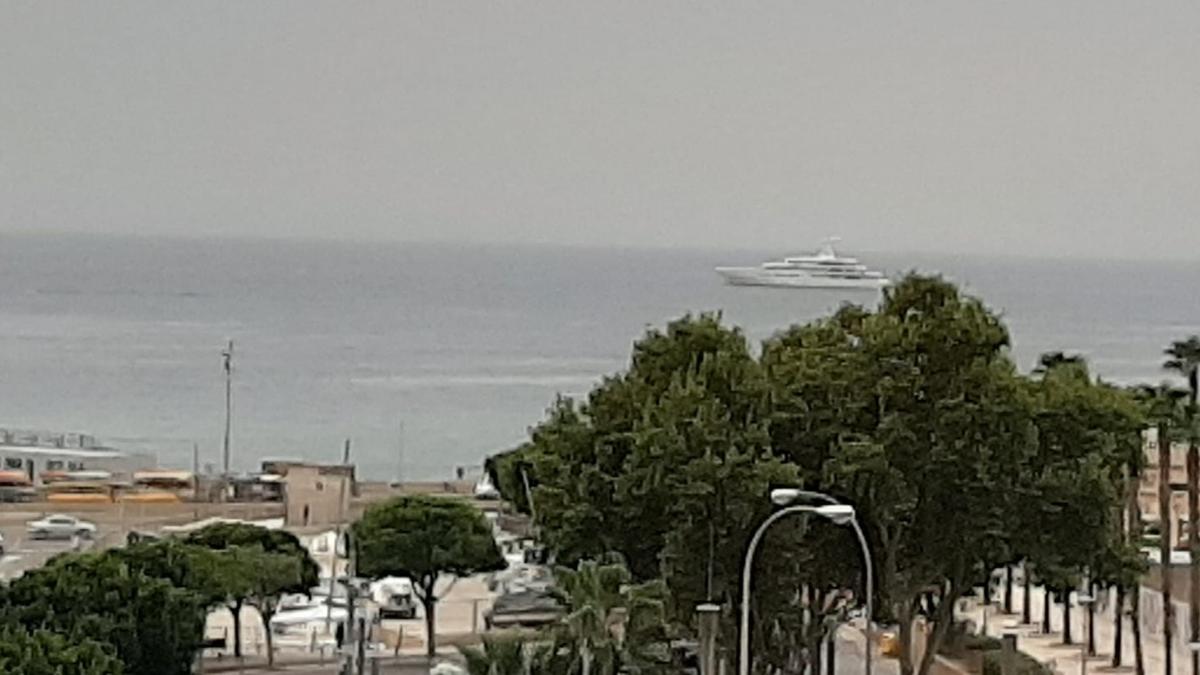 Die Yacht Grace am Mittwoch (14.9.) vor Palma de Mallorca.