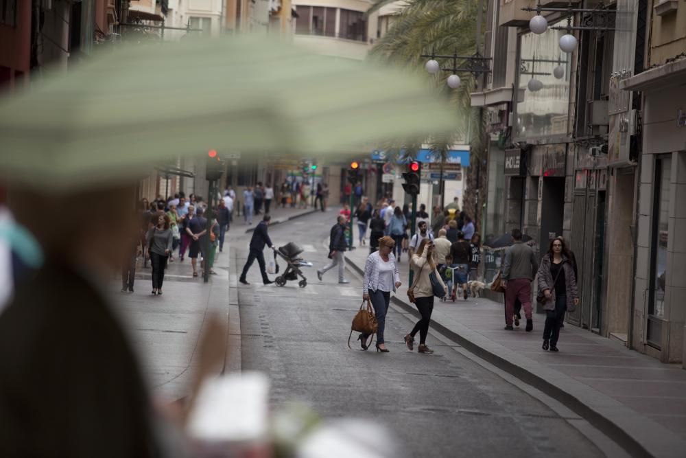 El centro se abre a los peatones