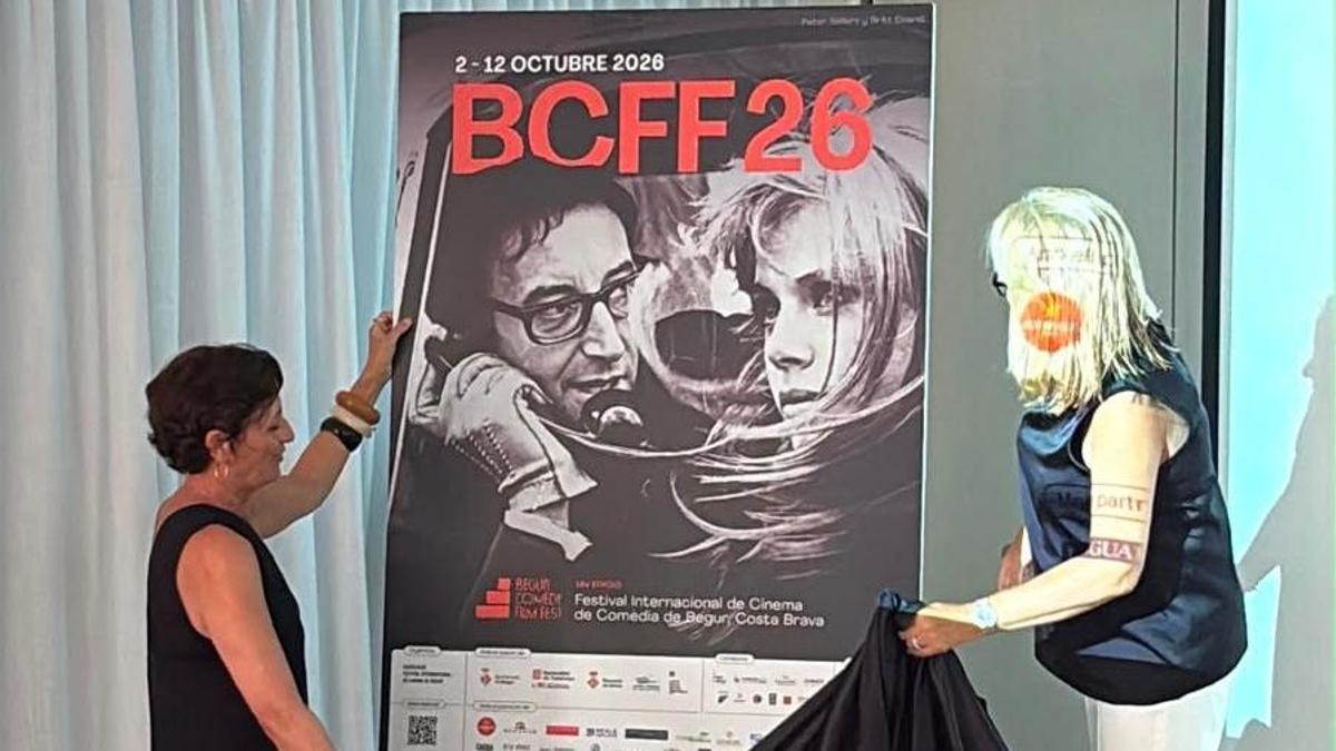 L'alcaldessa de Begur, Maite Selva i la directora del festival, Clara Dato, va ser les encarregades de revelar el pòster de la 12a edició al Parador d'Aiguablava.