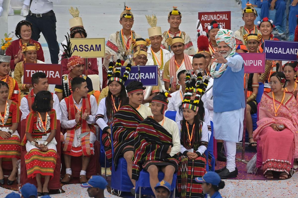 La India celebra este lunes 75 años de su independencia del imperio británico, con una ceremonia desarrollada en el Fuerte Rojo.