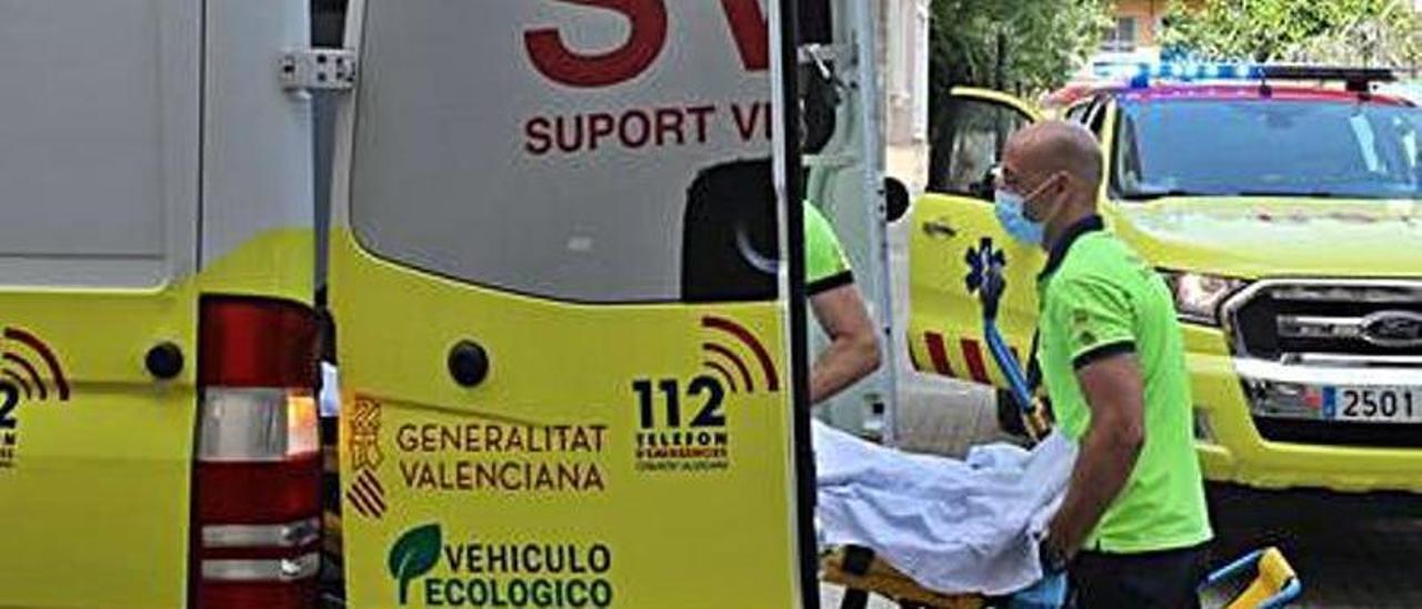 Una ambulancia SVB. | ANTONIO AMORÓS