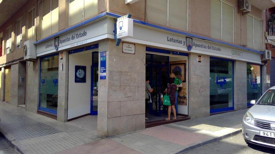 La suerte sonríe a Elche: un boleto validado en Torrellano gana más de 25.700 euros en La Primitiva