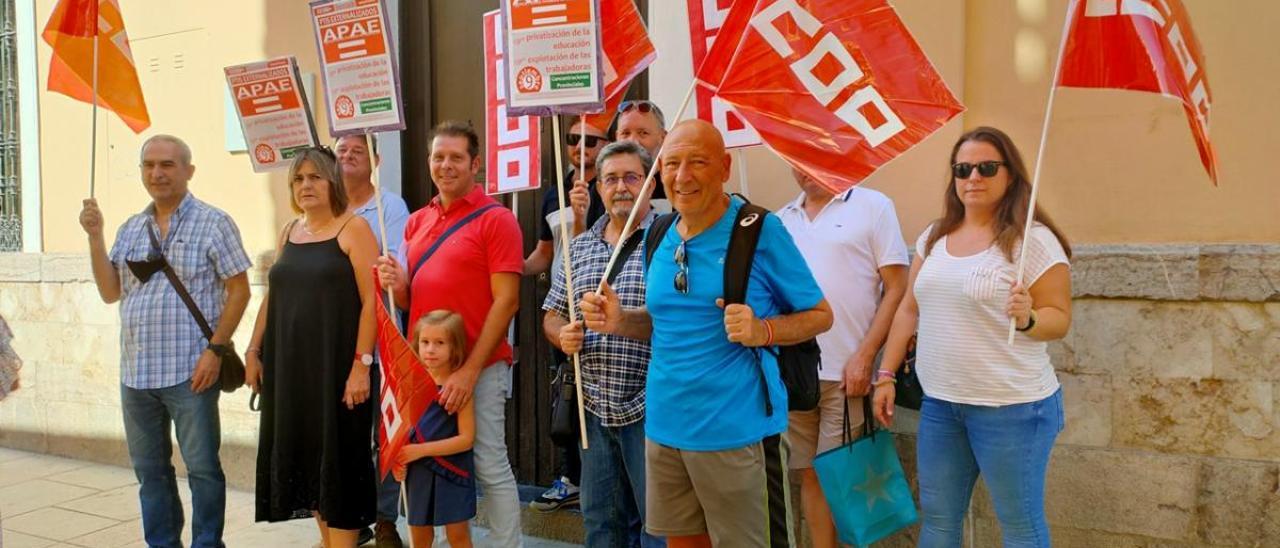 Protesta de CCOO en Córdoba.