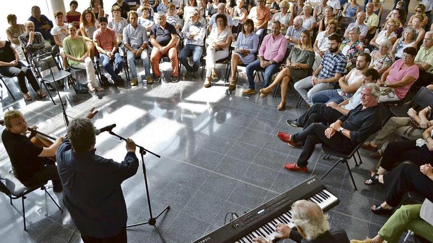 Un instante de la presentación de la Fira ayer en el Auditorio de Manacor.