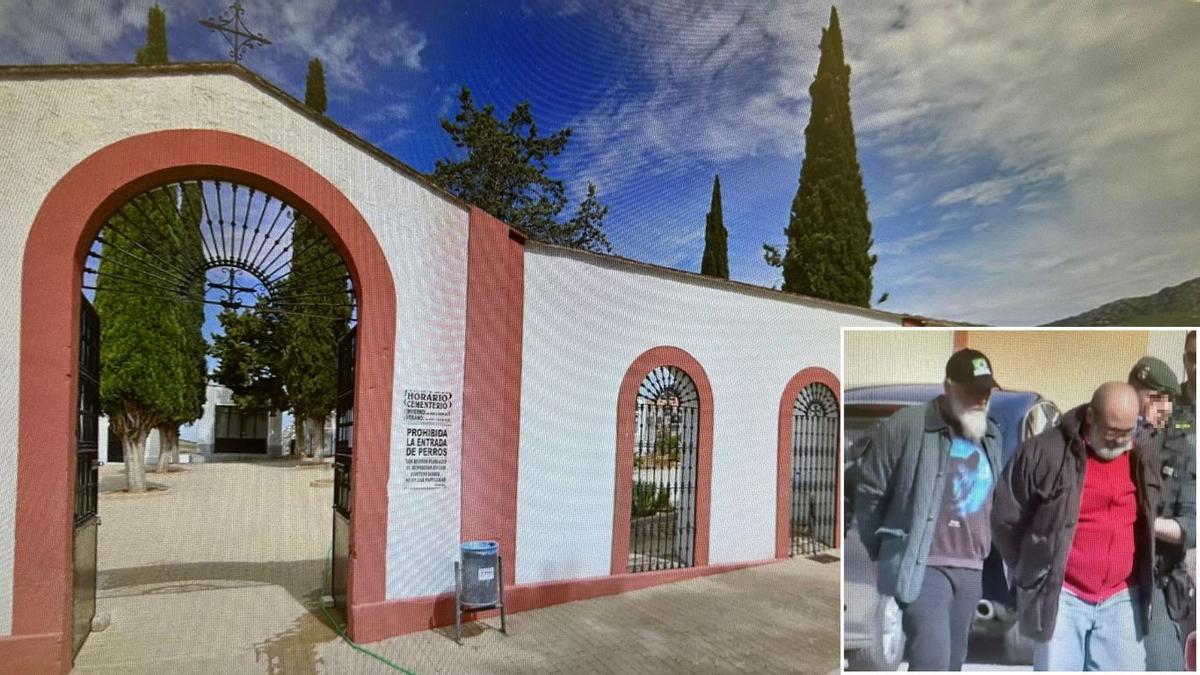 La Guardia Civil vigiló las visitas al cementerio de Hornachos (Badajoz) que hicieron Manuel y Julián González, acusados de asesinar a su vecina Francisca Cadenas.
