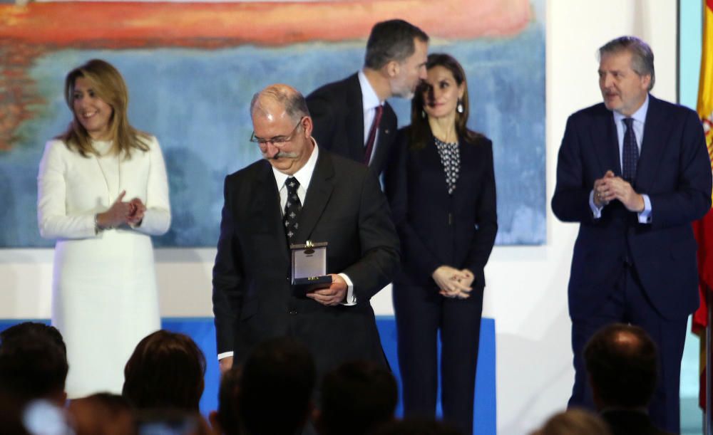 Los Reyes de España presiden la entrega de las distinciones que otorga el Ministerio de Cultura, correspondientes a 2016. José Coronado, Ricardo Darín, El Julio, Pedro Subijana o el Orfeón Donostiarra, entre los premiados.