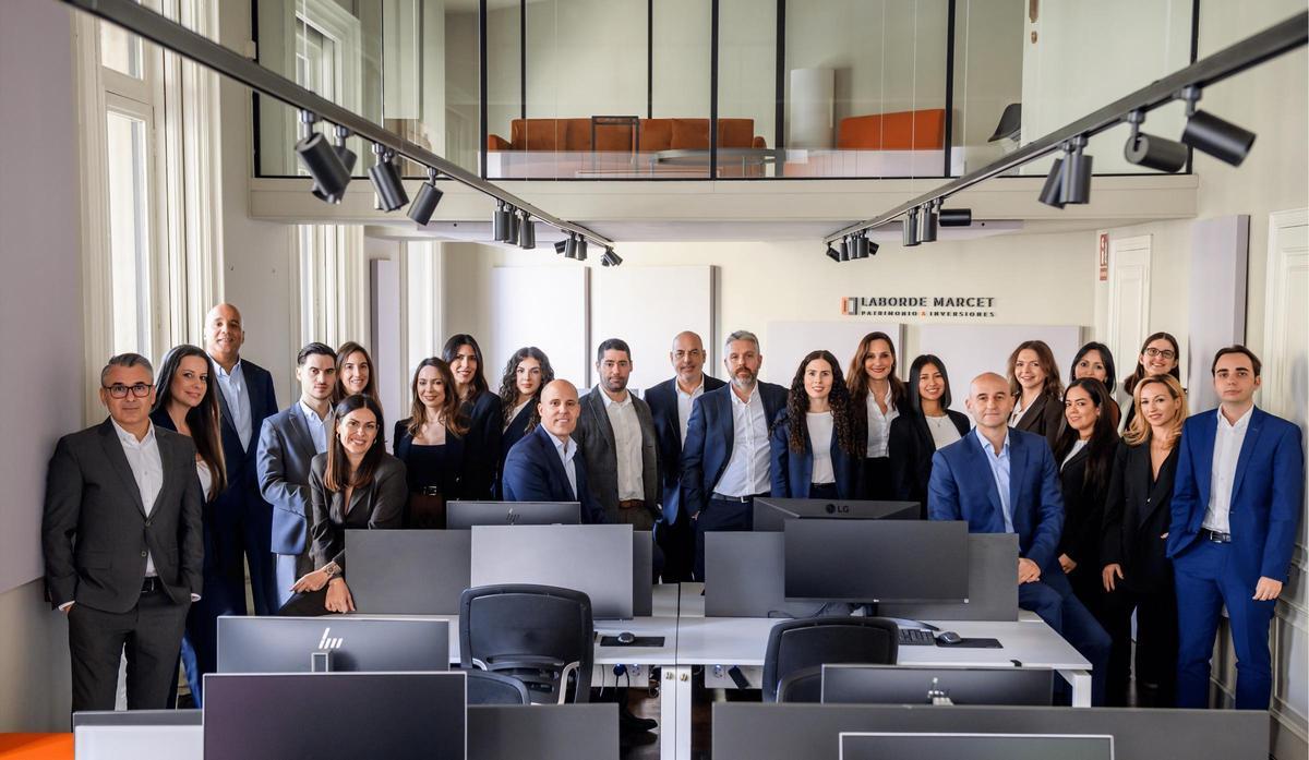 Equipo de la consultora Laborde Marcet tras cerrar 2025 con una facturación récord de 5,3 millones de euros, un 61% más que en 2024