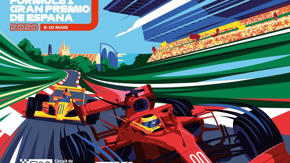 El cartel del GP de España 2020