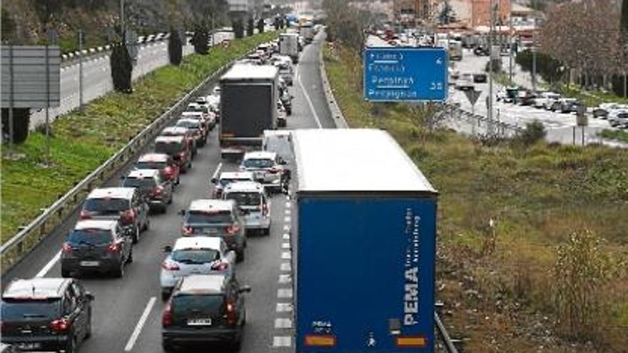 Retencions cap a França a l&#039;autopista