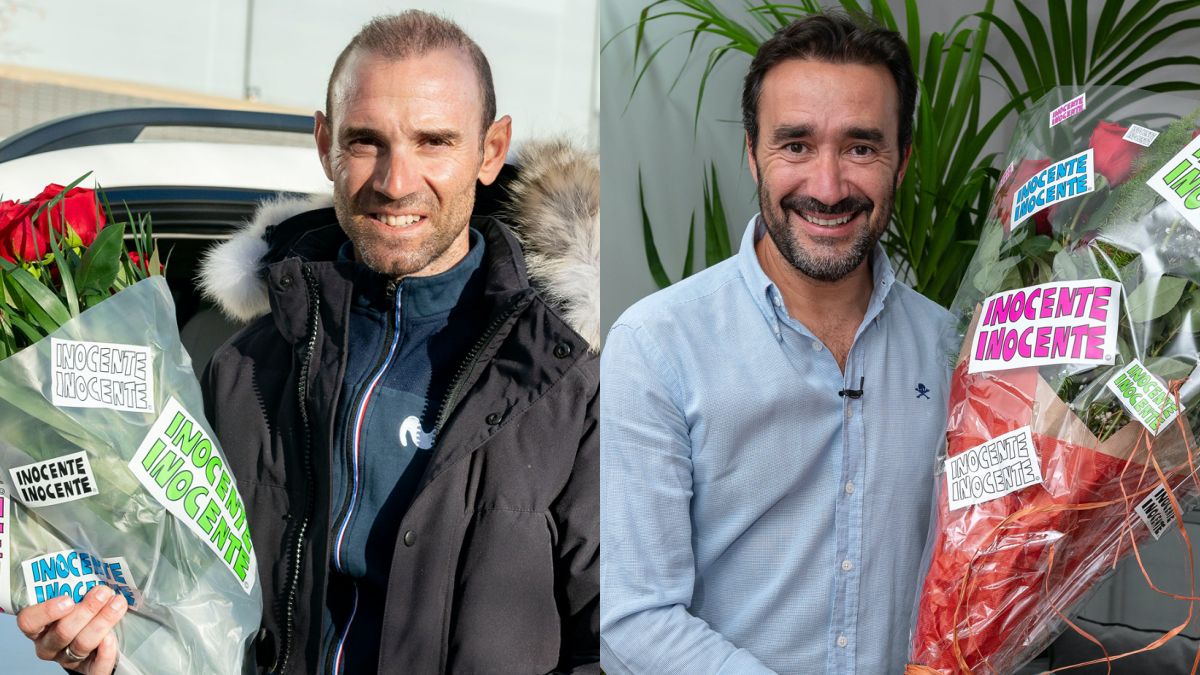 Alejandro Valverde y Juanma Castaño, protagonistas de las bromas de la gala 'Inocente, Inocente' 2021
