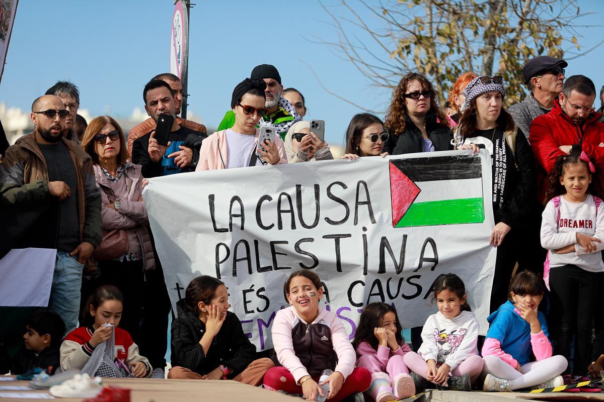 Todas las imágenes de la manifestación por Palestina en Ibiza