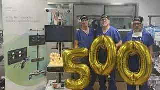 El robot Cori ya ha realizado 500 operaciones de rodilla en la Ribera