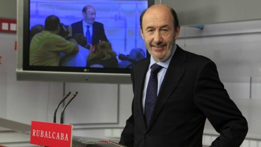 Rubalcaba: &quot;Ahora yo soy el líder&quot;