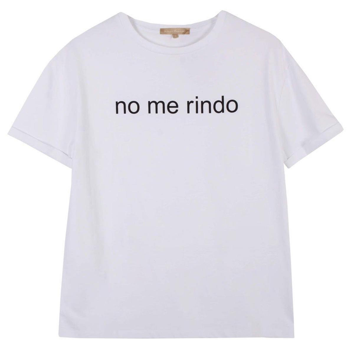 Dolores Promesas saca la camiseta 'No me rindo' por el Día de la Mujer. (Precio: 29, 90 euros)
