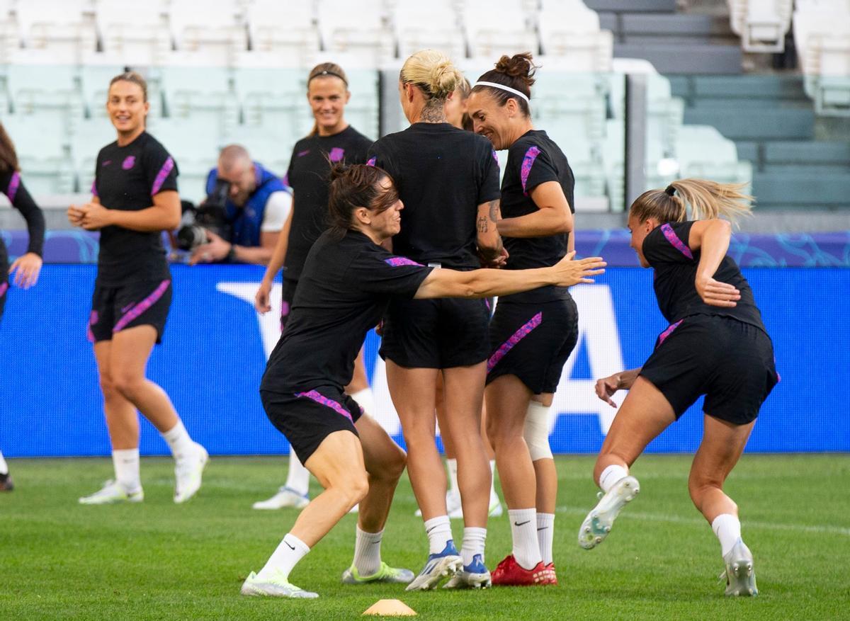 Las mejores imágenes del último entreno antes de la final de la Champions League