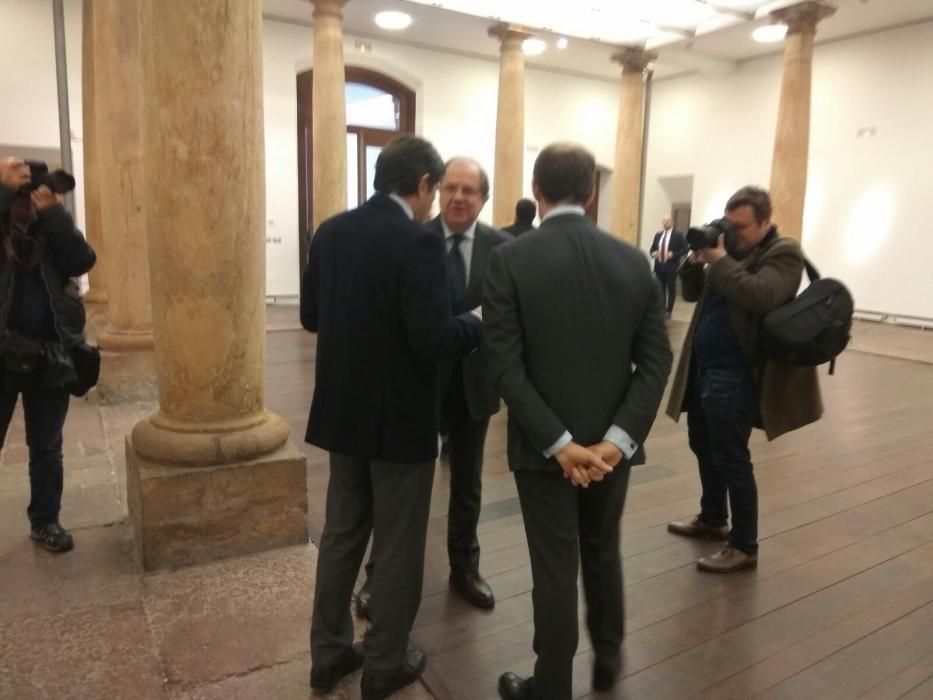 Reunión en Oviedo de los presidentes de Asturias, Galicia y Castilla y León