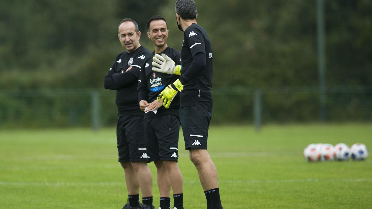 Pimer entrenamiento de la pretemporada del Dépor 2021-2022