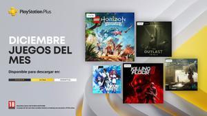 Novedades de PS Plus en diciembre.