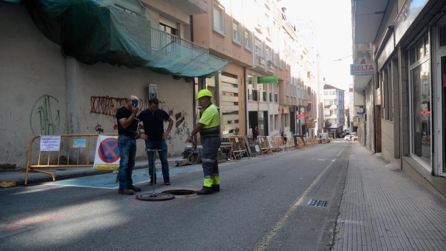 Las obras de la calle Lepanto se prolongan tres semanas