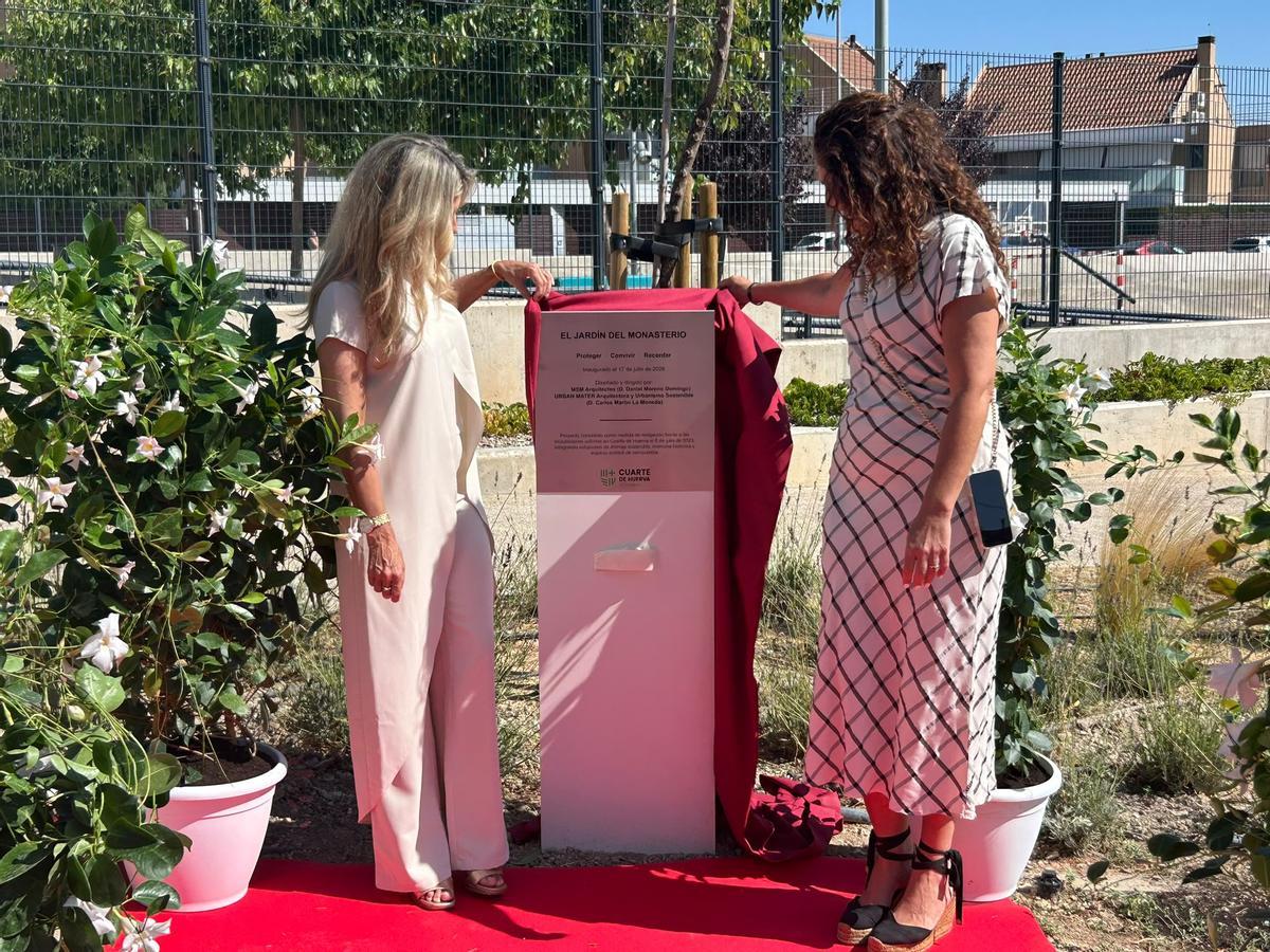 Acto de inauguración del Jardín del Monasterio de Cuarte de Huerva.