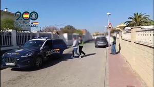 Imagen de uno de los detenidos por la Policía