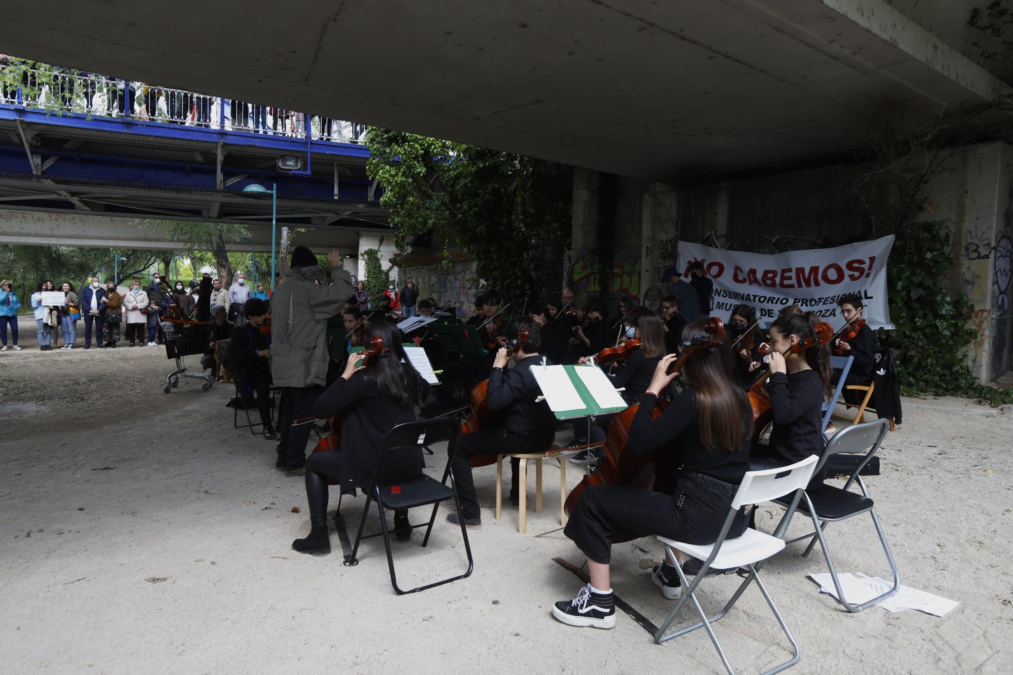 Concierto reivindicativo por un Conservatorio Profesional de Música de Zaragoza "de verdad"