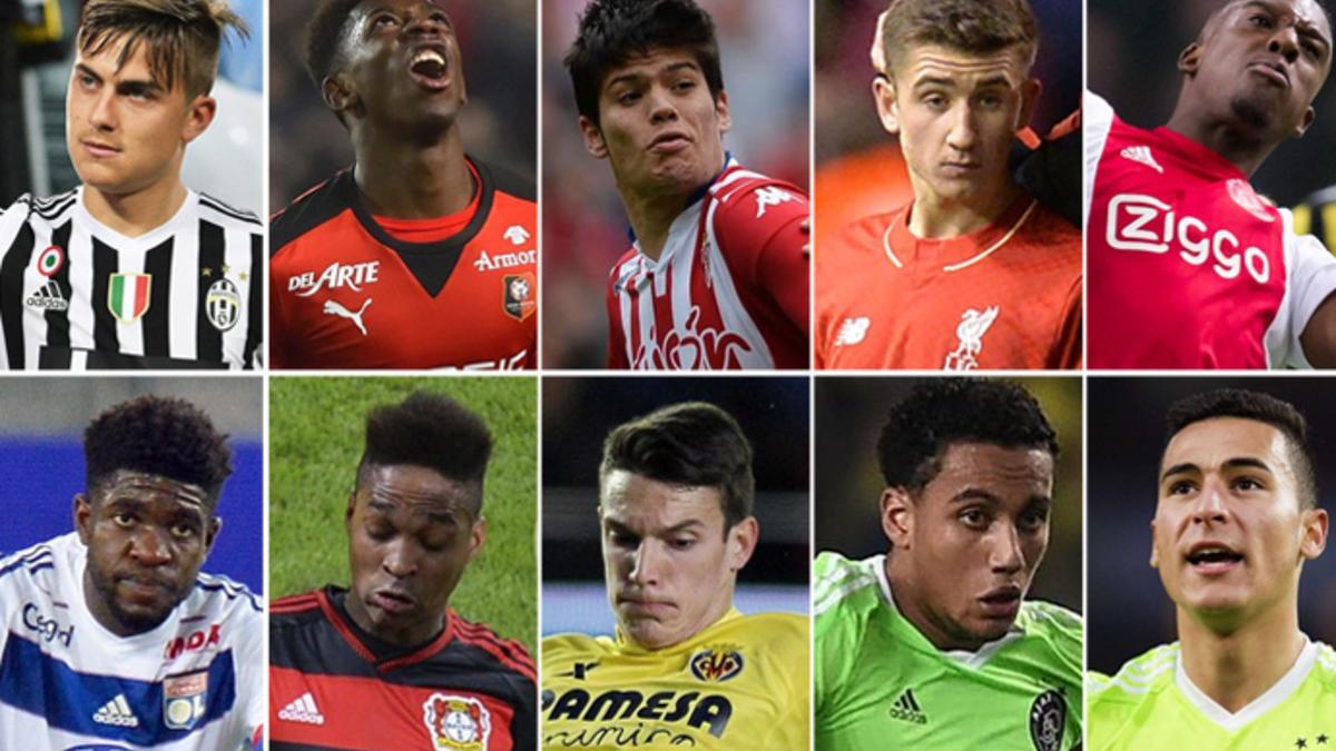 Estos son diez de los jóvenes jugadores que aparecen en la agenda del Barça
