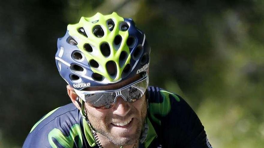 Alejandro Valverde, durante una etapa del presente Tour. kim ludbrook