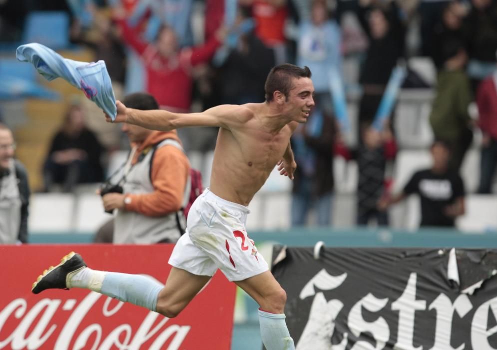 La trayectoria de Iago Aspas en el Celta