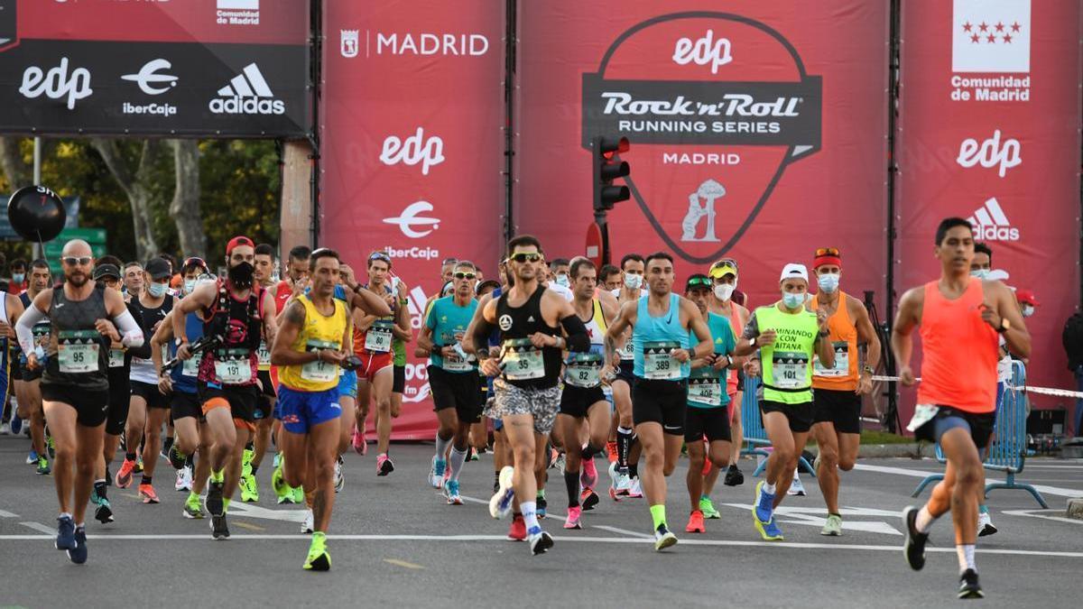 Salida del Maratón de Madrid