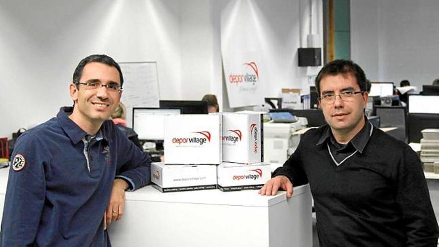 Xavier Pladellorens (esquerra) i Ángel Corcuera, fundadors de l&#039;empresa